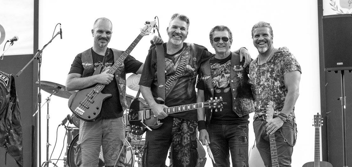 black bikers rock band lignano