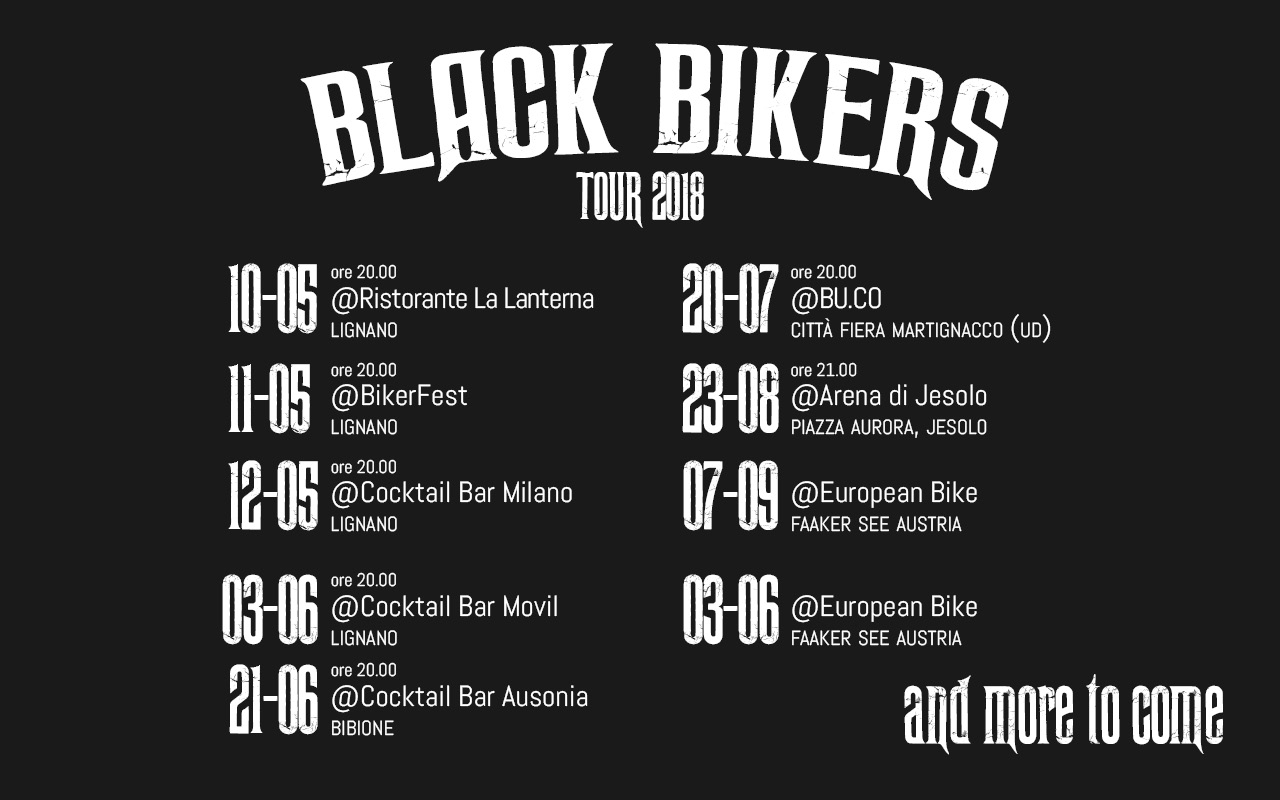 black bikers tour 2018