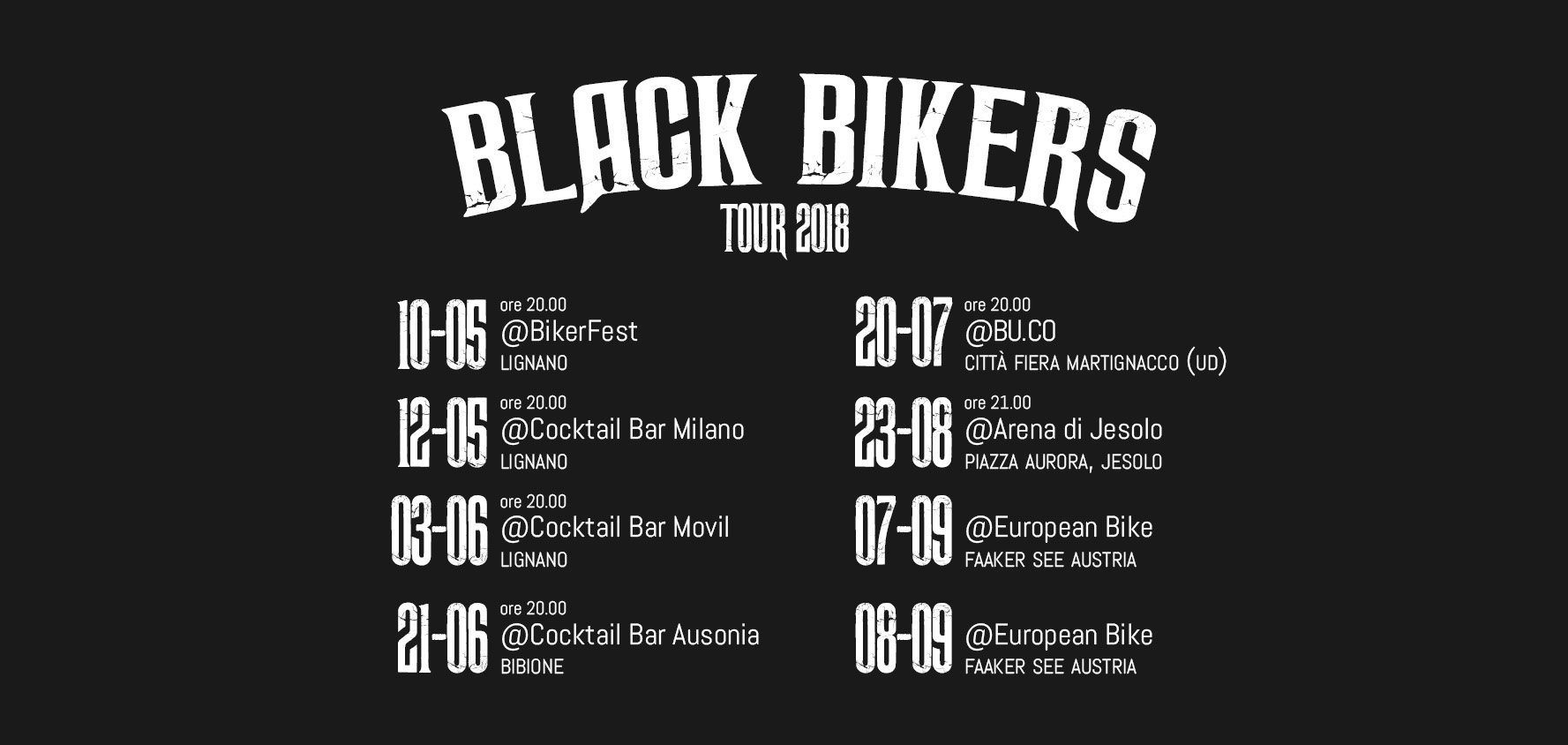 black bikers tour